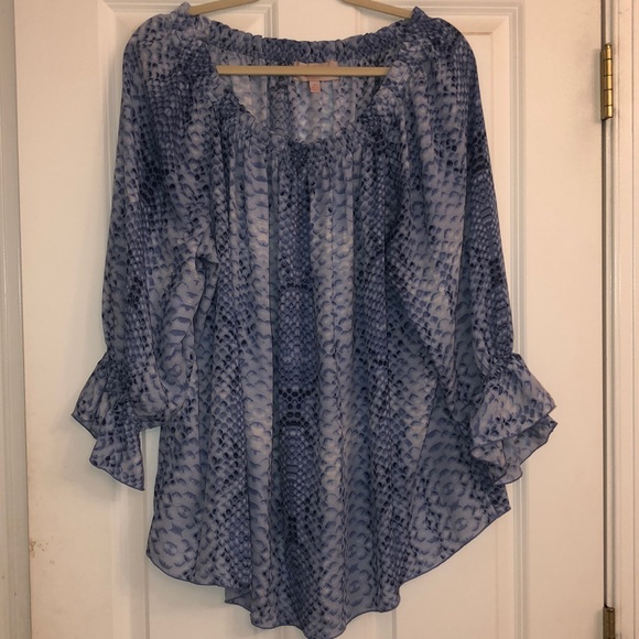 Laurie Felt Tops - LAURIE FELT off the shoulder blouse size 2X summer